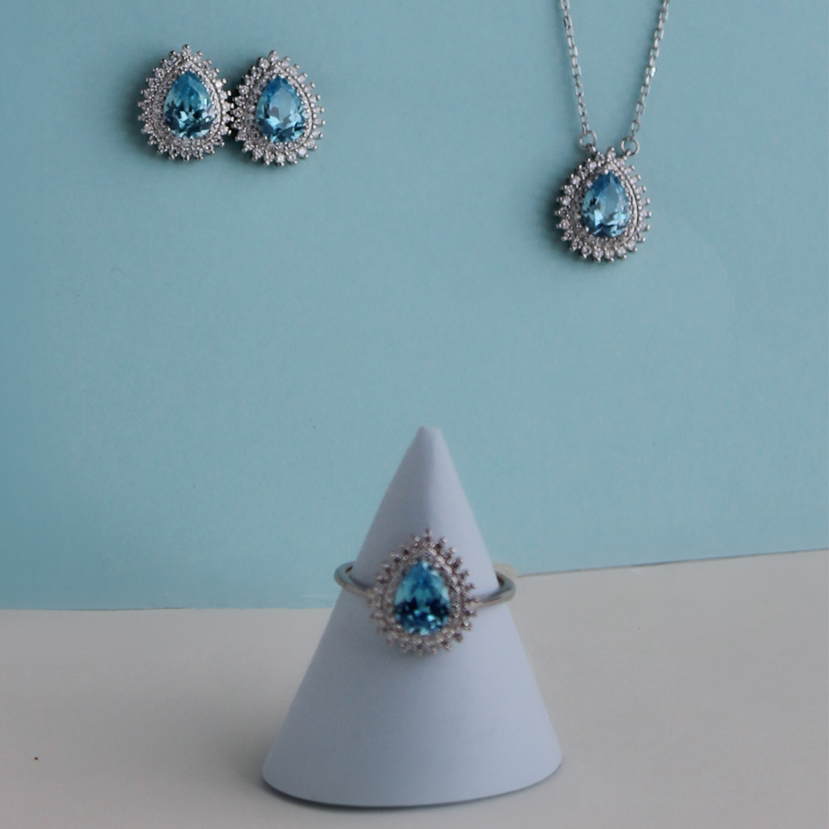 Juego Topacio Azul Albor