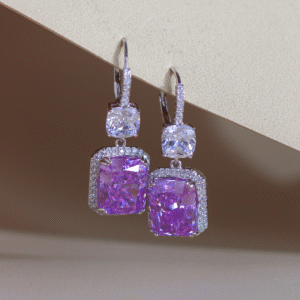 Arete Albor  Amatista Violeta