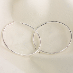 Arracadas Orbe Diamantadas 50mm