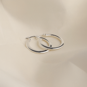 Arracada Orbe Plana 25mm