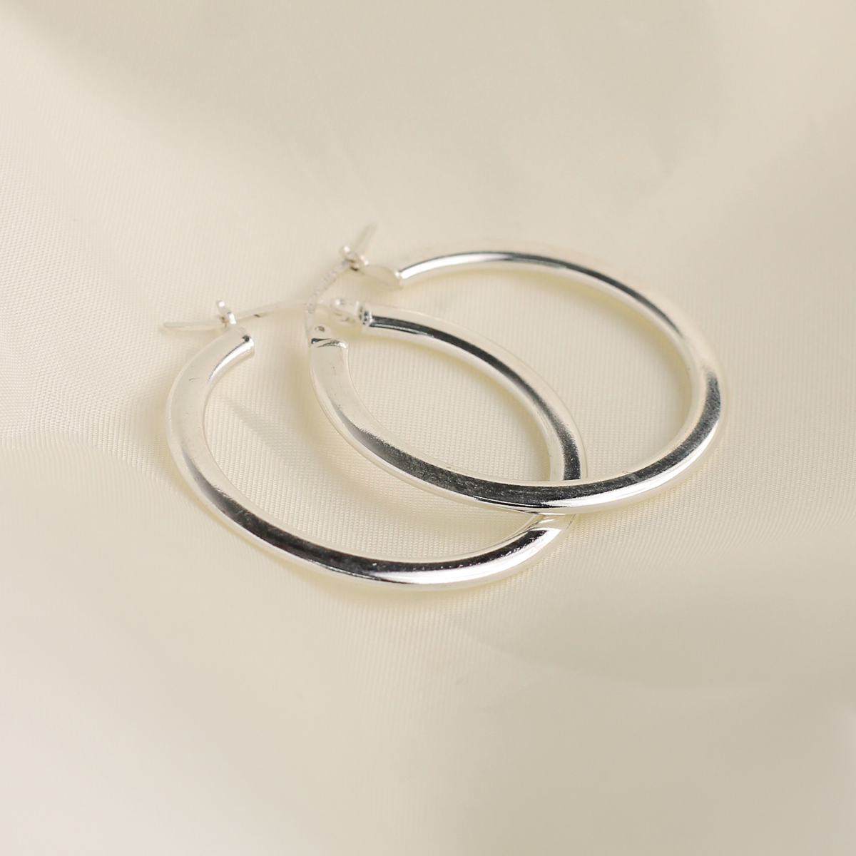 Arracada Orbe Plana 30mm