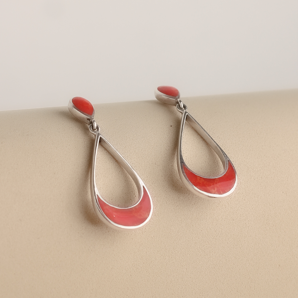 Colgantes Orbe Gota Coral