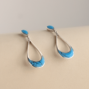 Colgantes Orbe Gota Turquesa