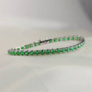 Pulsera Tenis Peridoto 4mm