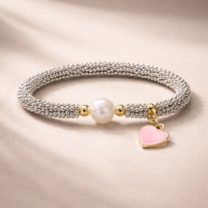 Pulsera LUMI Nudo Rosa