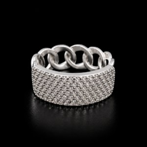 Anillo LUMI Milan Plateado